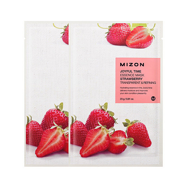 MIZON JOYFUL TIME ESSENCE MASK [STRAWBERRY] (10pcs)